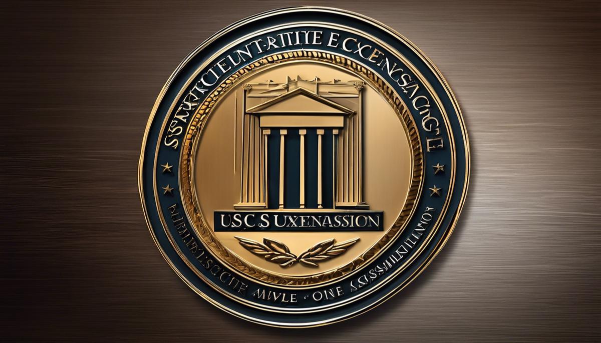 The U.S. Securities and Exchange Commission logo, a balanced scale representing investor protection and transparent market regulation.